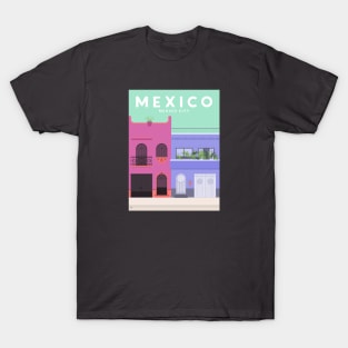 Mexico City Travel Poster T-Shirt